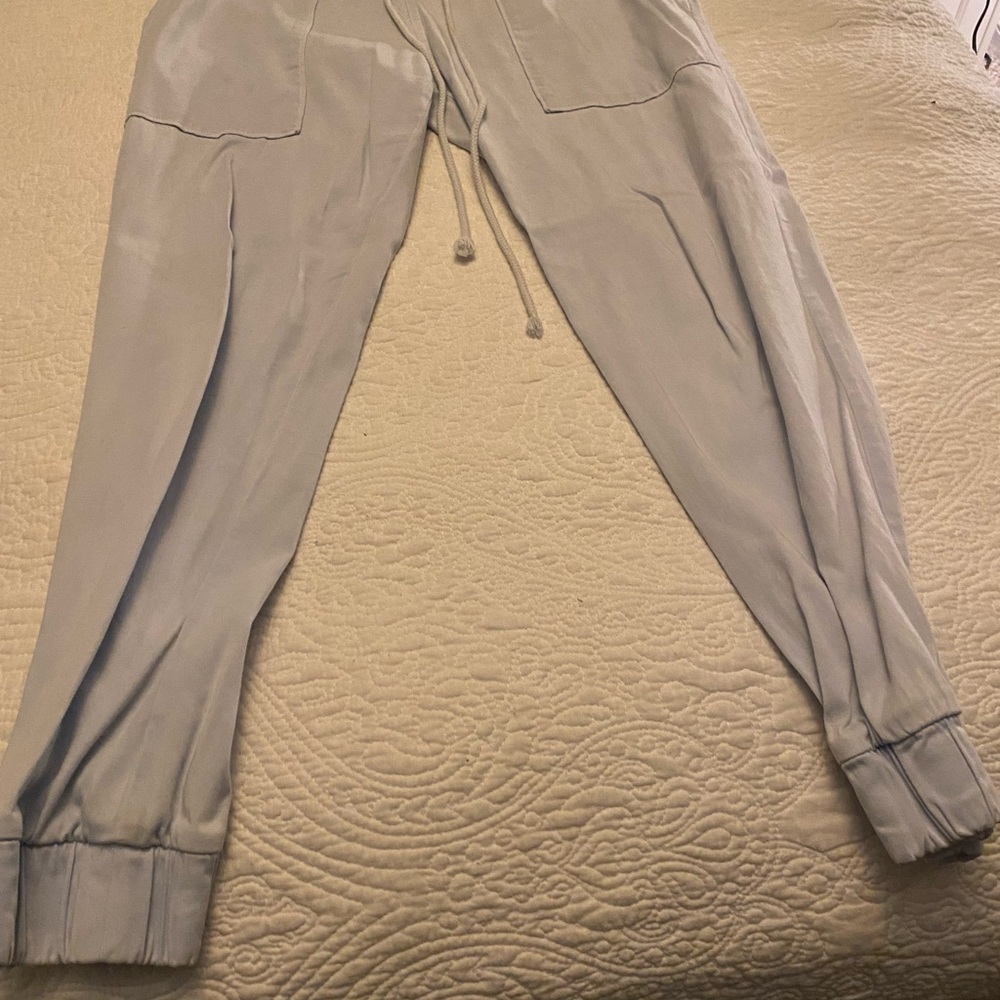 cloth & stone Gray Ankle Cropped Jogger Pants